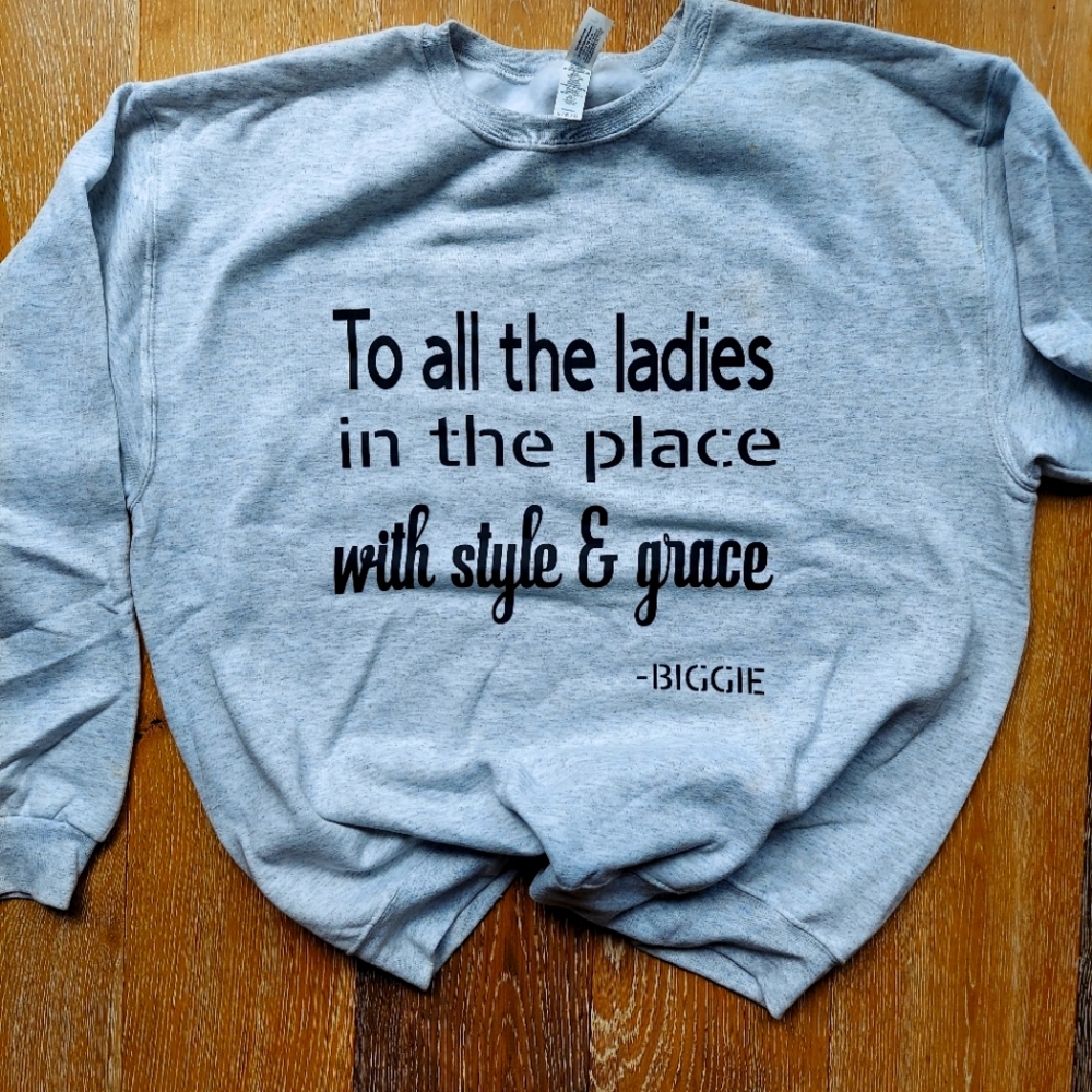 Biggie Smalls crew beck sweatshirt